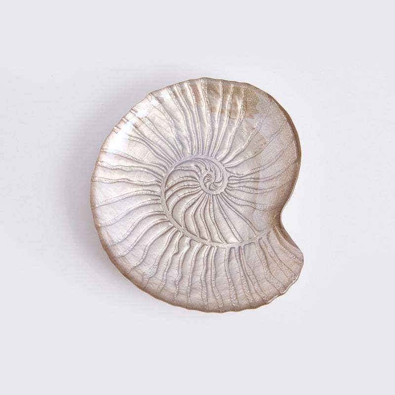 MARINA Platou, sticlă, D.18cm