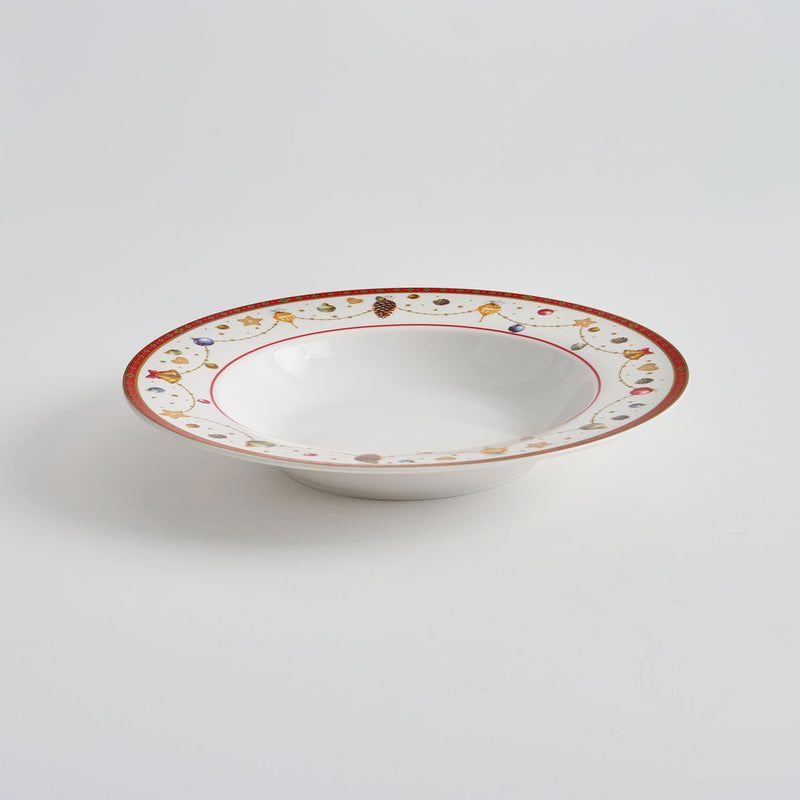 BELLS Farfurie supă, porțelan, D.22cm