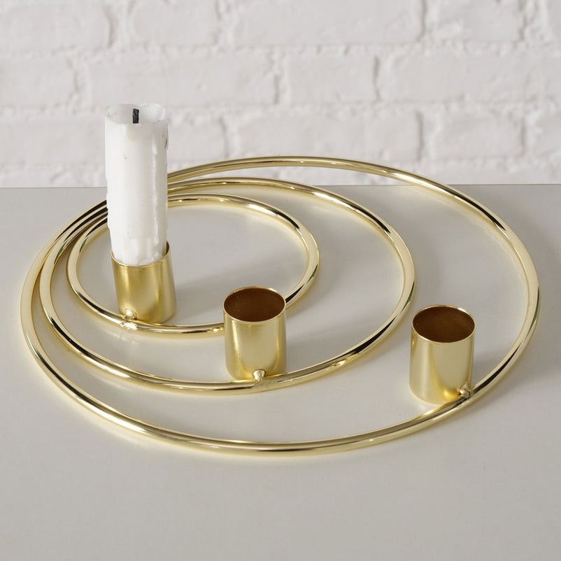 CIRCULUS Set 3 suporturi lumânări