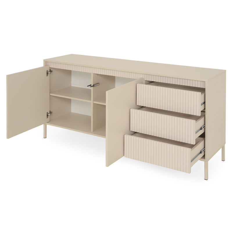 PEYTON Bufet 2 uși, 3 sertare