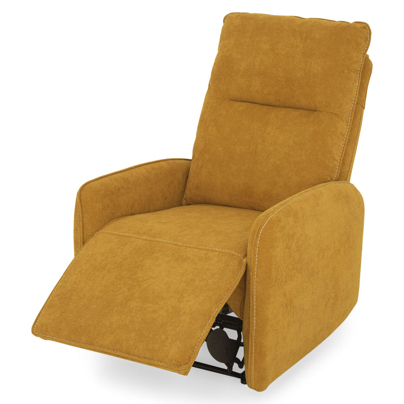 LONOKE Fotoliu, recliner și masaj, stofă