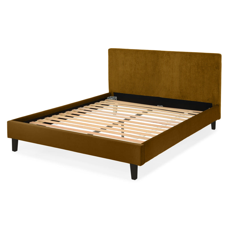 MILENA Pat tapițat, 160x200cm, somieră inclusă