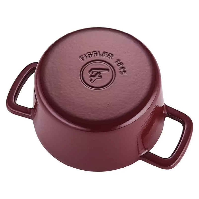 MOMENTS Oală cu mânere și capac, fontă, D.24cm