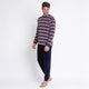VELOUR STRIPES Pijama