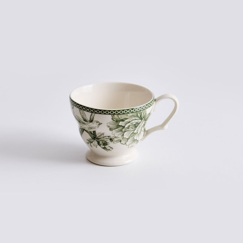 ADELAIDE Ceașcă și farfurioară, porțelan, 220ml