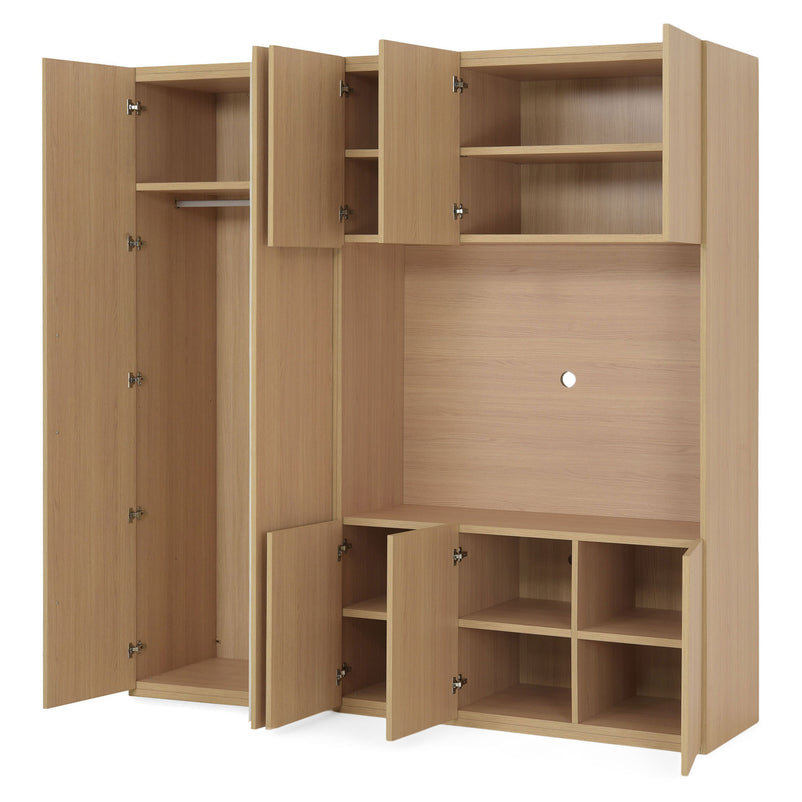 COMPACT Dressing 8 uși, spațiu TV