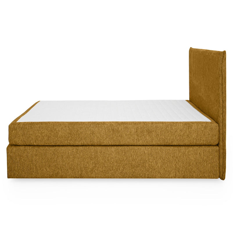 CARLINI Pat tapițat boxspring, 160x200cm, saltea inclusă