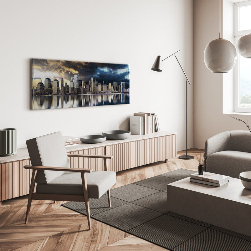 GOLD CITY Tablou canvas