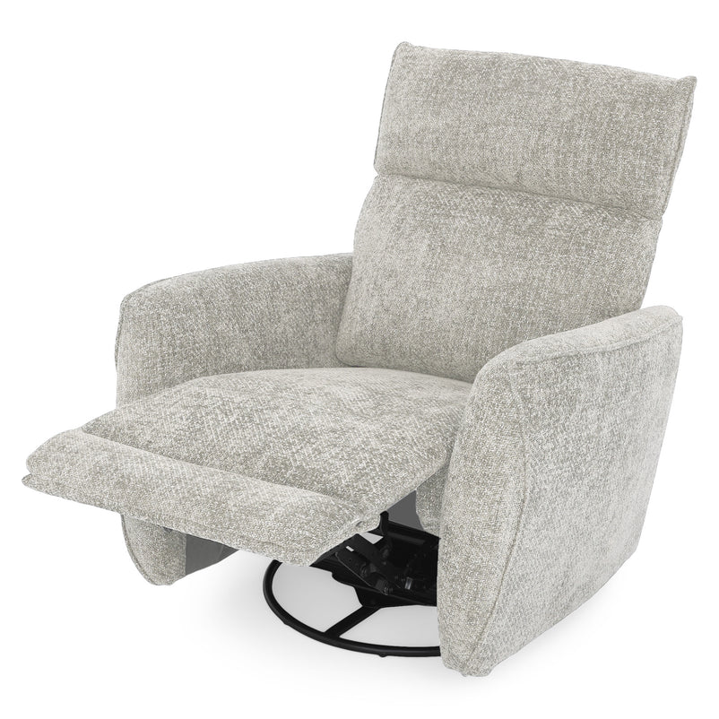 KERSEY Fotoliu rotativ, recliner manual, stofă