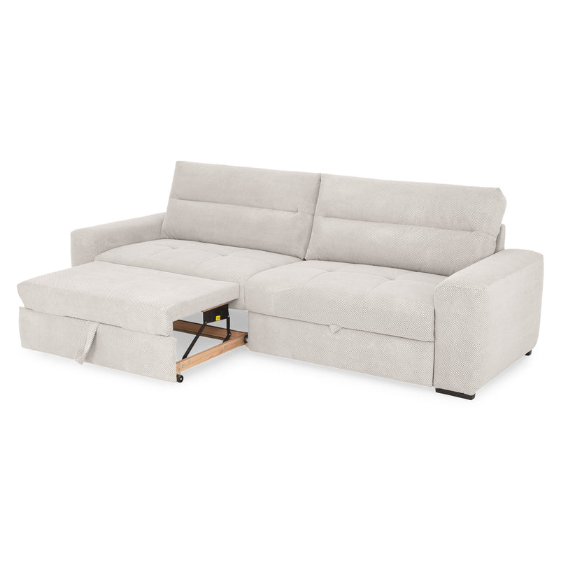 WIDE Canapea extensibilă, 4 locuri, stofă