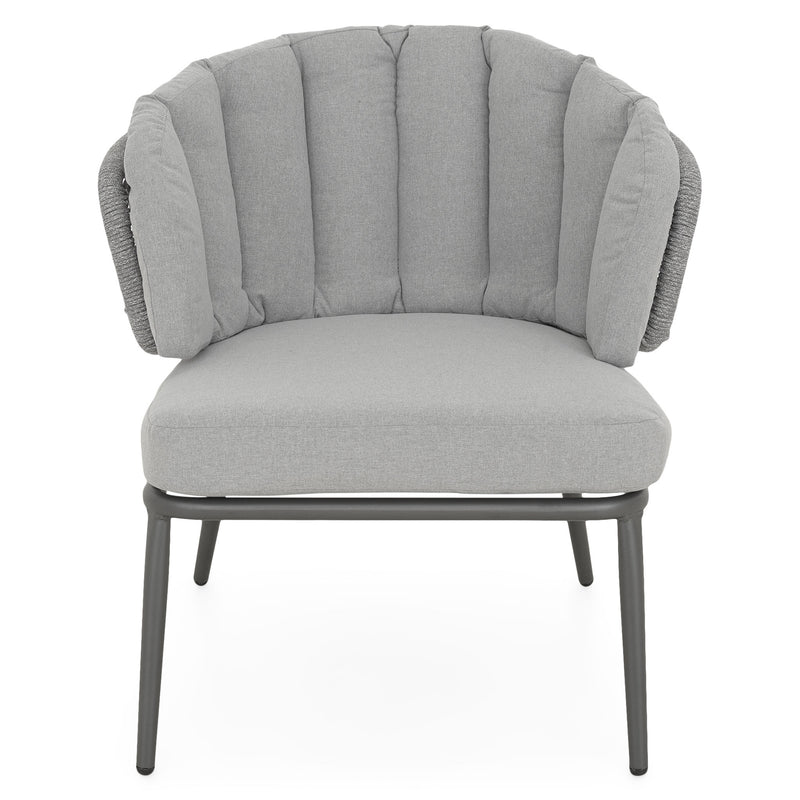 MUMBAI Set mobilier terasă/grădină, 2 fotolii și măsuță