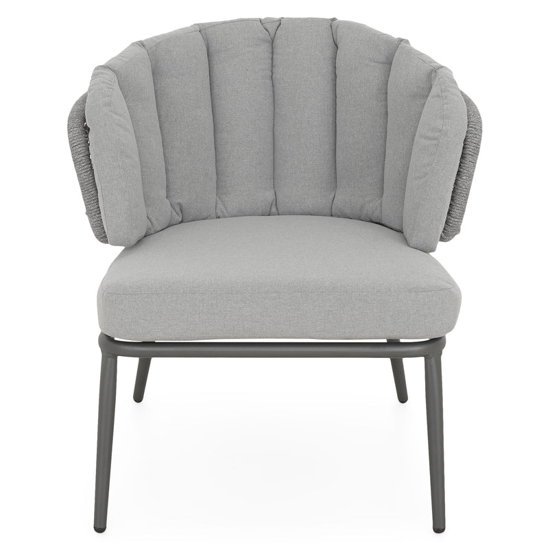 MUMBAI Set mobilier terasă/grădină, 2 fotolii și măsuță