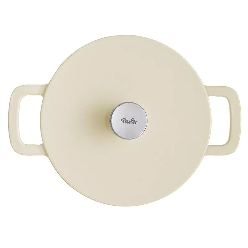 MOMENTS Oală cu mânere și capac, fontă, D.24cm