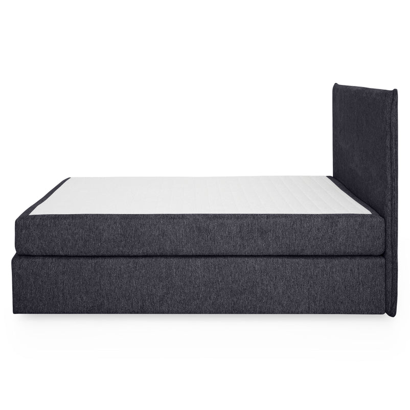 CARLINI Pat tapițat boxspring, 160x200cm, saltea inclusă