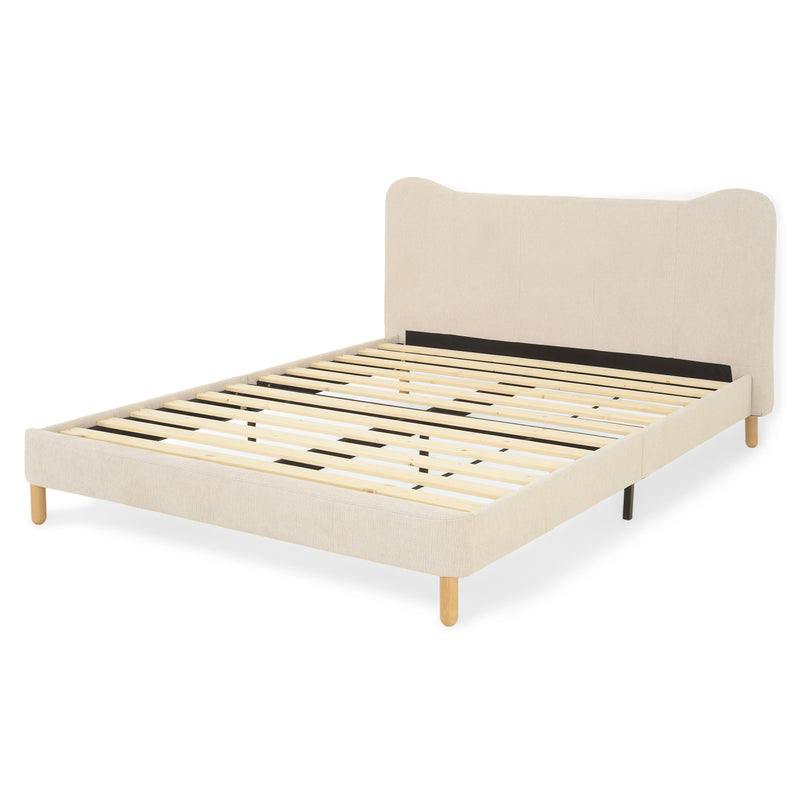 MINEOLA Pat tapițat, 160x200cm, somieră inclusă