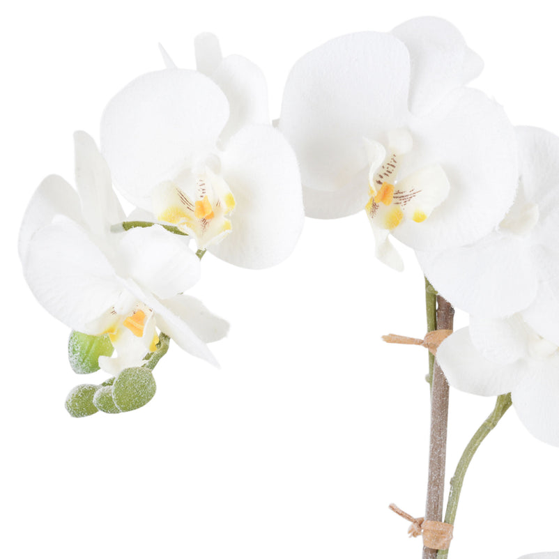 SNOWY ORCHID Aranjament flori artificiale