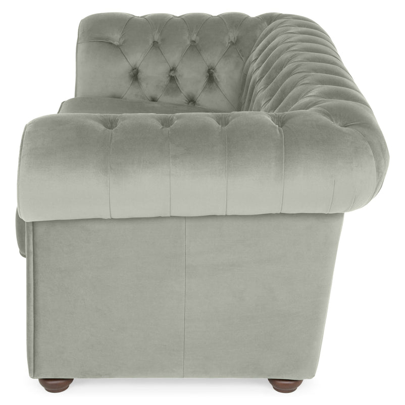 CHESTERFIELD Canapea, 2 locuri, stofă - Articol resigilat