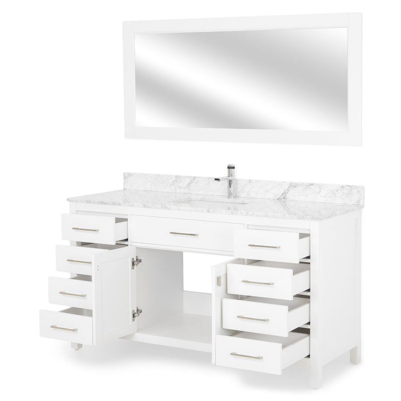 FROST Set mobilier baie, mască lavoar, lavoar, top, oglindă