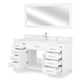 FROST Set mobilier baie, mască lavoar, lavoar, top, oglindă