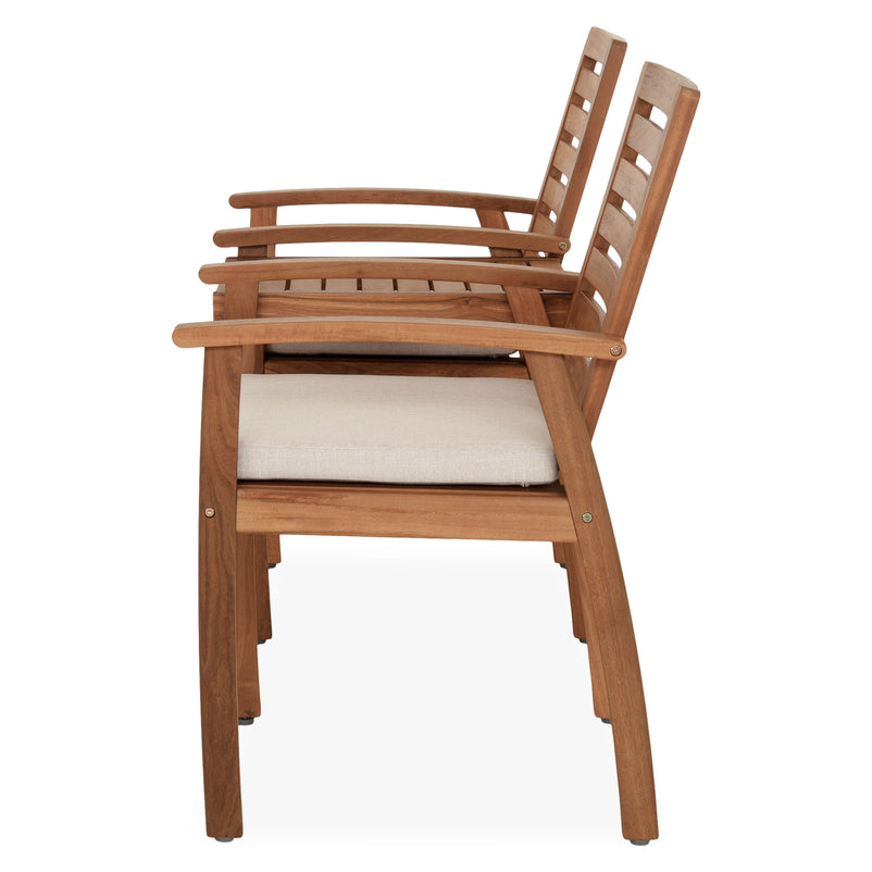 SOUTHBANK Set mobilier terasă/grădină, 2 scaune și măsuță