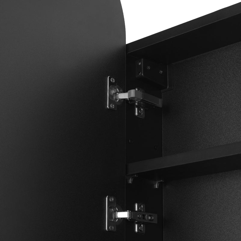 BRUNO Set mobilier baie, mască lavoar, 2 dulapuri suspendate și lavoare