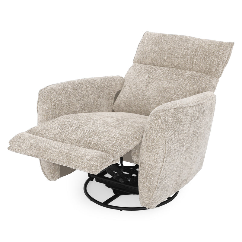 KERSEY Fotoliu rotativ, recliner manual, stofă