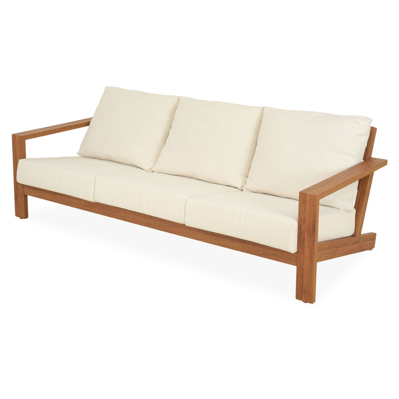 ALEXANDRIA Set mobilier terasă/grădină, 2 fotolii, canapea și măsuță