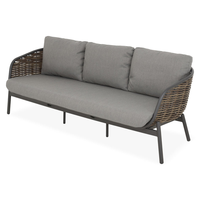 BARI/FERMO Set mobilier terasă/grădină, canapea, 2 fotolii și măsuță