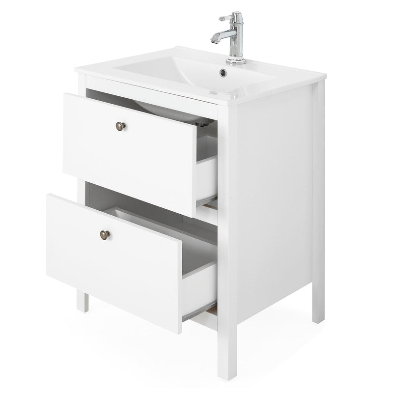 OLE Set mobilier baie, mască lavoar și lavoar ceramic - Articol resigilat