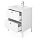 OLE Set mobilier baie, mască lavoar și lavoar ceramic - Articol resigilat