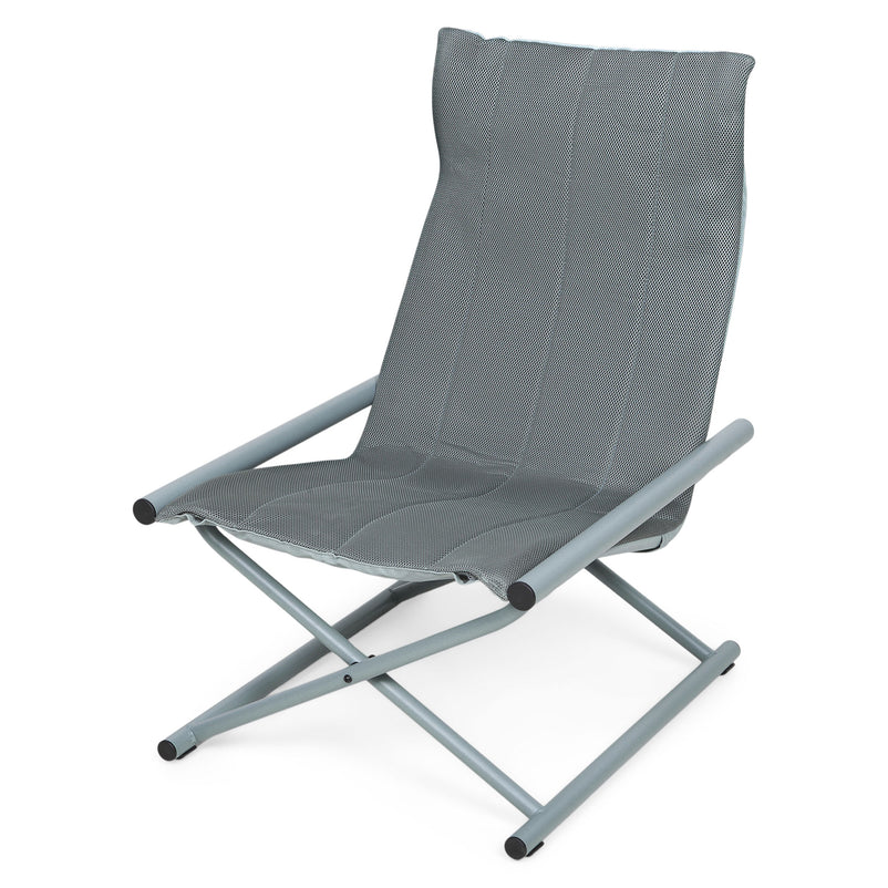 TELAVI Set mobilier terasă/grădină, fotoliu și taburet