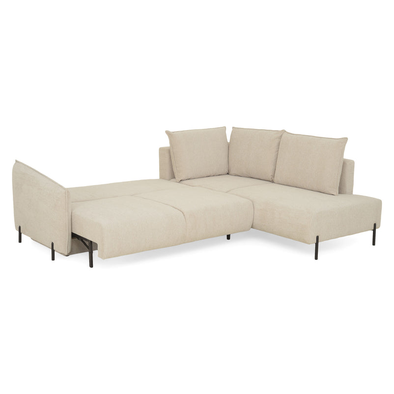 GRIGNY Colțar extensibil, șezlong stânga, ladă depozitare, stofă