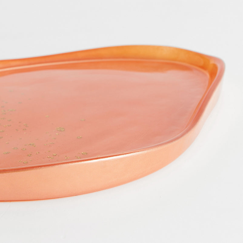 CLOUDY Farfurie fel principal, sticlă, L.29cm