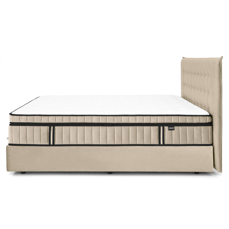 OPERA Pat tapițat, somieră rabatabilă, ladă și saltea incluse