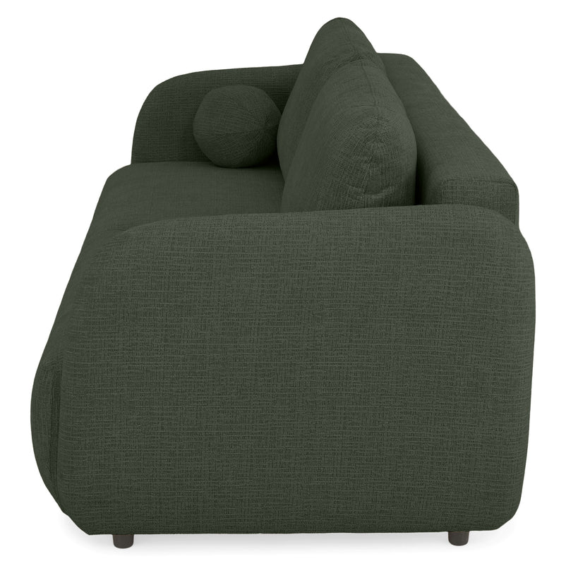 LUNEL Canapea extensibilă, 2 locuri, ladă depozitare, stofă