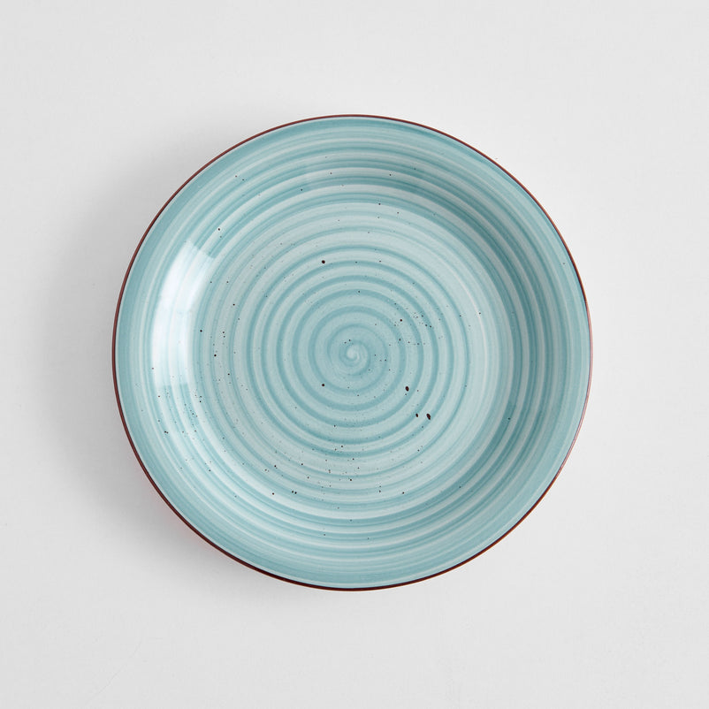 SPIRAL Set veselă, ceramică, 18 piese