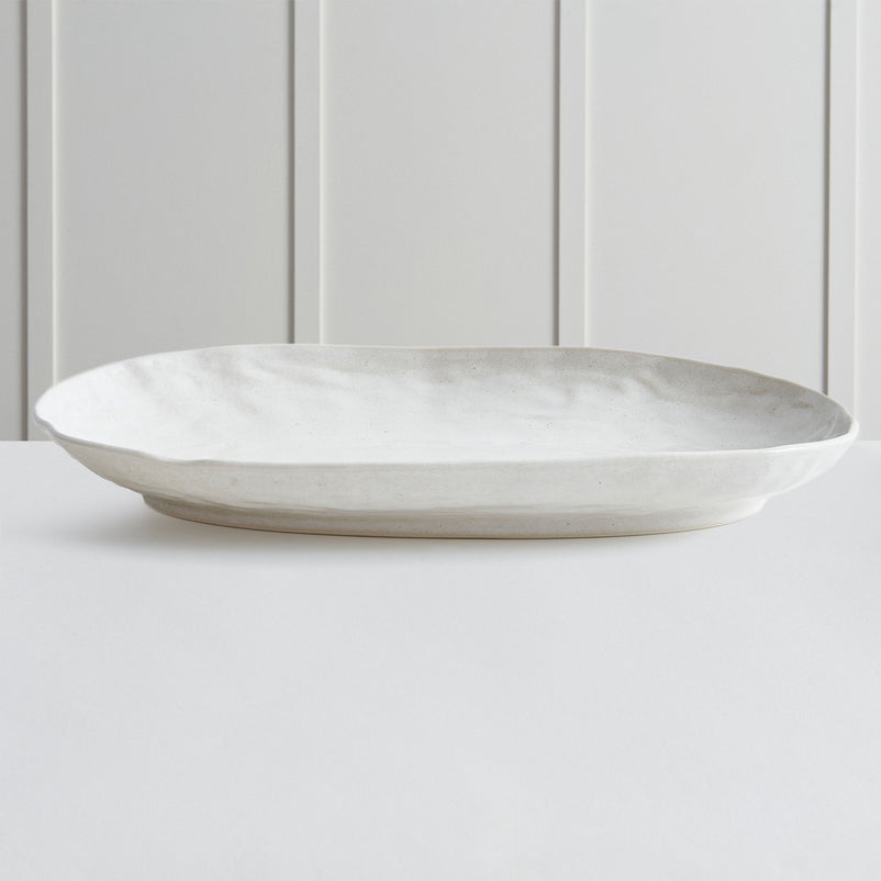 MEZOLIT Platou servire, porțelan, L.34cm