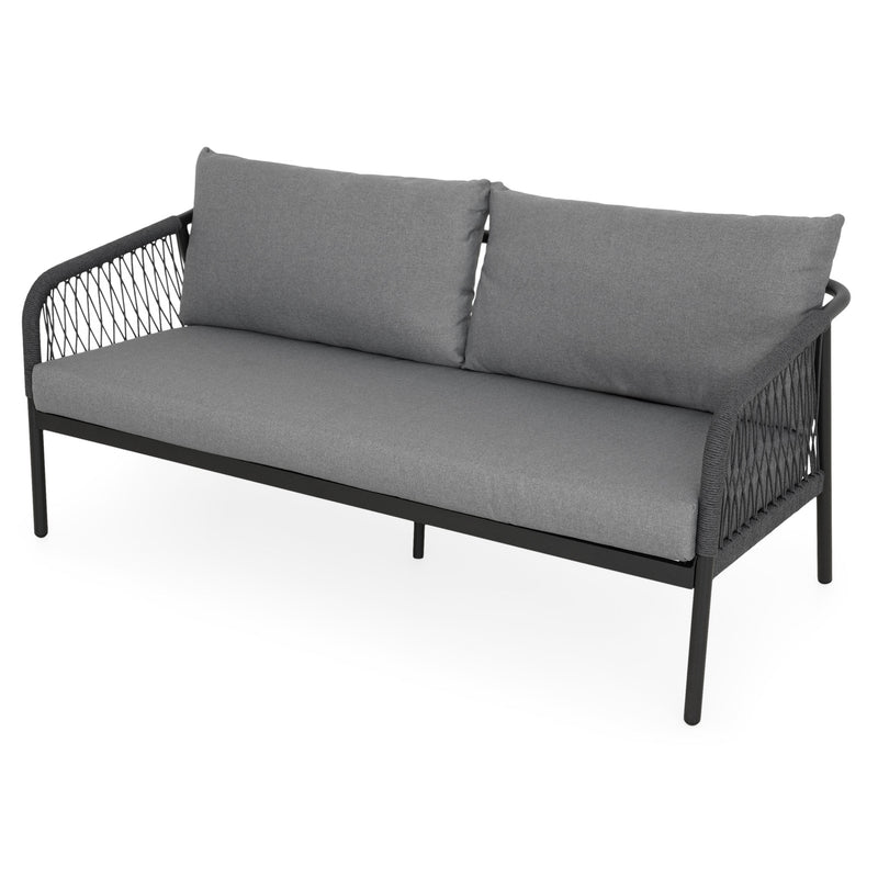 TIVOLI Set mobilier terasă/gădină, canapea, 2 fotolii și 2 măsuțe