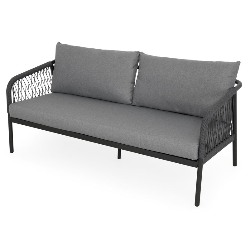 TIVOLI Set mobilier terasă/gădină, canapea, 2 fotolii și 2 măsuțe