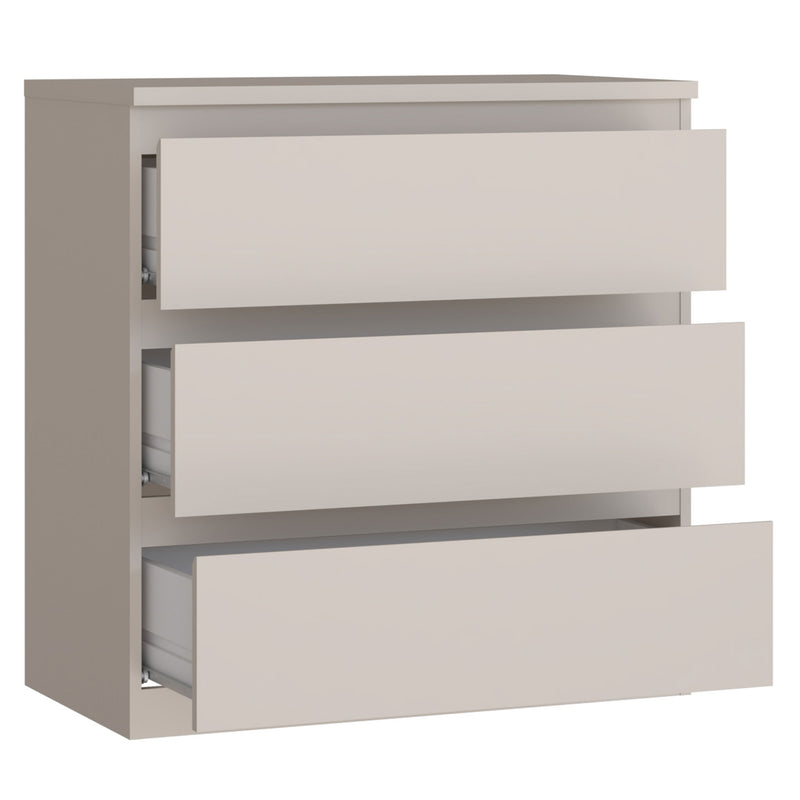 KASPAR Comodă 3 sertare