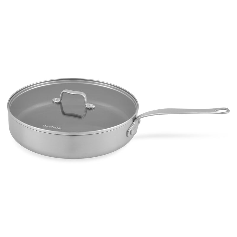 MAUVIEL Tigaie înaltă cu capac, inox, D.28cm