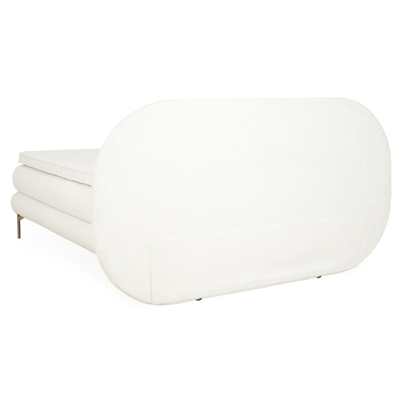 THAISA Pat tapițat 160x200cm cu saltea si topper incluse