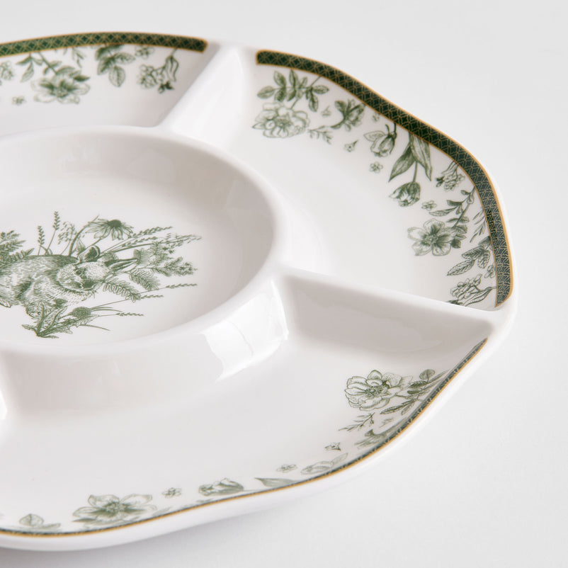 WINDSOR Platou servire, porțelan, D.25.5cm