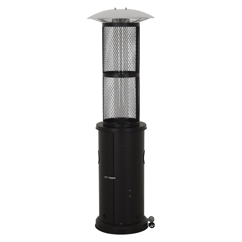 NOVU Încălzitor pe gaz, 11.2 kW, cu flacără vizibilă și tub din sticlă borosilicată