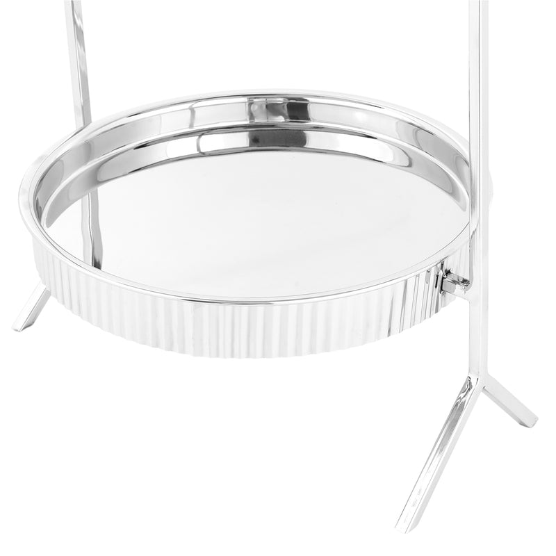 MORAN Platou supraetajat, inox, H.33cm