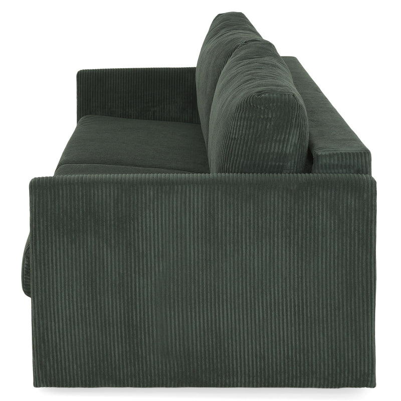 HALVER Canapea extensibilă, 3 locuri, stofă