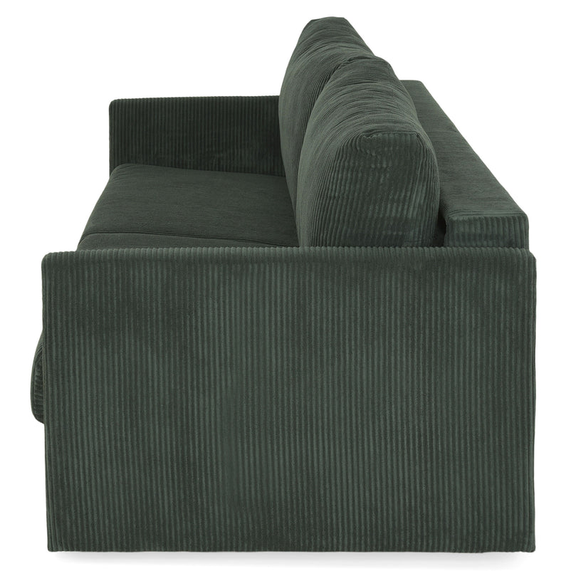 HALVER Canapea extensibilă, 3 locuri, stofă