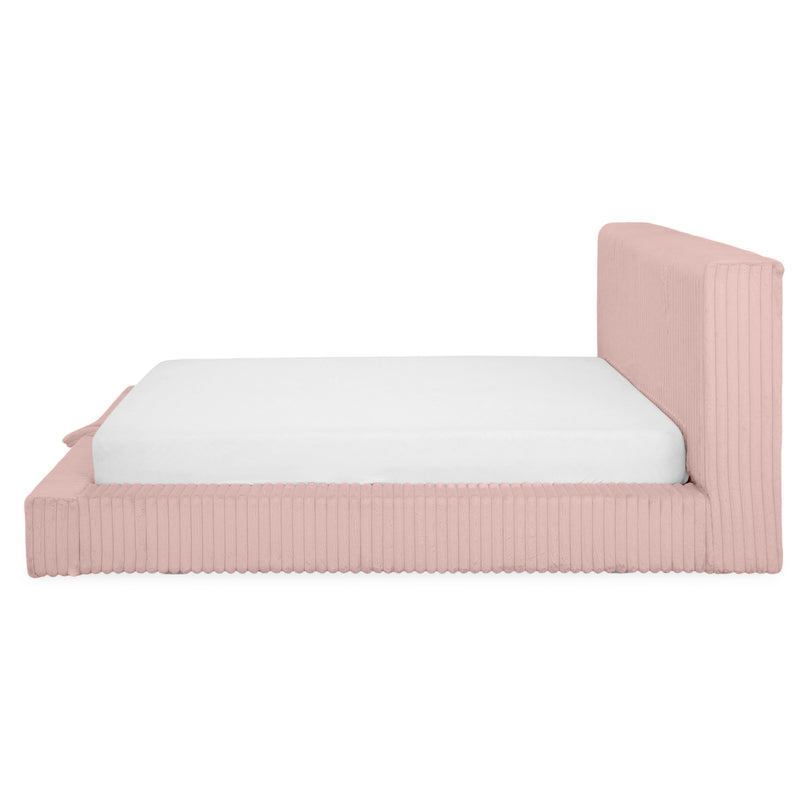 NORDEND Pat tapițat, 160x200cm, somieră rabatabilă și ladă incluse