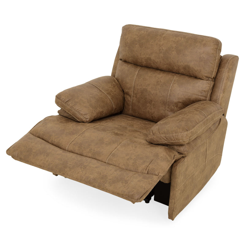 BRISBANE Fotoliu, recliner electric și mecanism tetieră, stofă