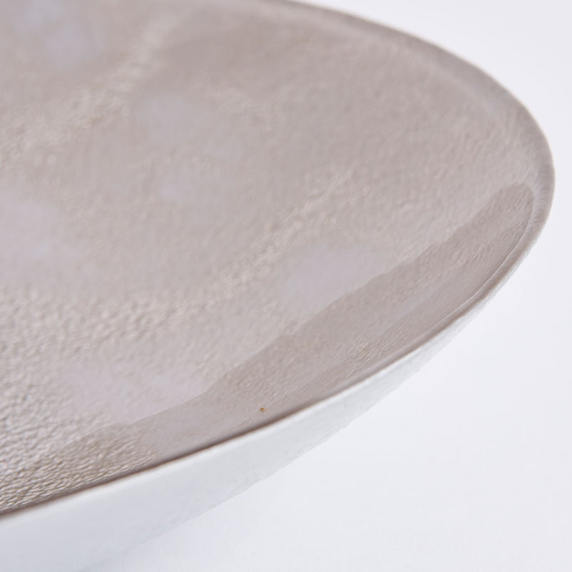 SAHARA Platou, sticlă, D.32cm